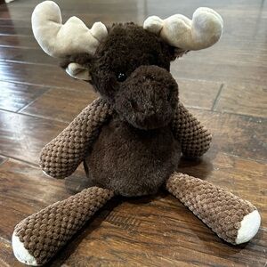 Scentsy Retired Plush Buddy Magnus the Moose‎ with Brown and Cream Accents
